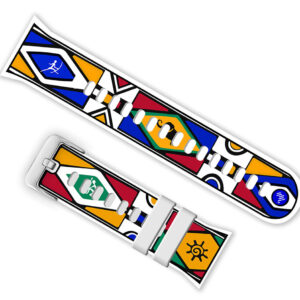 Khoi Afriwatch1 Strap with African Pattern